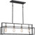 Nuvo Lighting - 60-5859 - Four Light Island Pendant - Lake - Iron Black / Brushed Nickel Accents