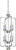 Nuvo Lighting - 60-5872 - Eight Light Pendant - Willow - Polished Nickel