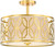 Nuvo Lighting - 60-5937 - Two Light Semi Flush Mount - Filigree - Natural Brass