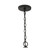 Octave Five Light Chandelier (1-6032-5-BK)