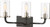 Nuvo Lighting - 60-6123 - Three Light Vanity - Sherwood - Iron Black / Brushed Nickel Accents