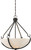 Nuvo Lighting - 60-6125 - Four Light Pendant - Sherwood - Iron Black / Brushed Nickel