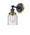 Innovations - 203BP-BKBB-G54 - One Light Wall Sconce - Franklin Restoration - Black Antique Brass