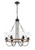 Innovations - 442-6CR-BK-G4422-LED - LED Chandelier - Paladin - Matte Black