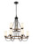 Innovations - 442-9CR-BK-G4421 - Nine Light Chandelier - Paladin - Matte Black