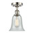 Innovations - 516-1C-PN-G2812 - One Light Semi-Flush Mount - Ballston - Polished Nickel