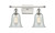 Innovations - 516-2W-WPC-G2812 - Two Light Bath Vanity - Ballston - White Polished Chrome