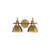 Maxim - 12342SBR - Two Light Wall Sconce - Dusk - Satin Brass