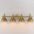Dusk Four Light Wall Sconce (12344SBR)