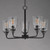 Hudson Five Light Chandelier (12875CLBK)