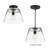 Hudson One Light Pendant (12880CLBK)