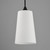 Hudson One Light Pendant (12886SWBK)