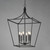 Clifton Six Light Pendant (25316BK)