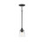 Maxim - 92880CLBK - One Light Pendant - Hudson - Black