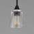 Hudson One Light Pendant (92880CLBK)