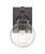 Downtown Urban One Light Wall Sconce (416-1W-BK-G204-6)