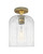 Innovations - 434-1F-BB-G559-8CL - One Light Flush Mount - Downtown Urban - Brushed Brass