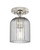 Innovations - 434-1F-PN-G559-5SM - One Light Flush Mount - Downtown Urban - Polished Nickel