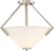 Nuvo Lighting - 60-6251 - Two Light Semi Flush Mount - Nome - Brushed Nickel