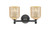 Downtown Urban Two Light Bath Vanity (434-2W-BK-G559-5ME)