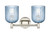 Downtown Urban Two Light Bath Vanity (434-2W-PN-G559-5BL)