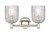 Downtown Urban Two Light Bath Vanity (434-2W-PN-G559-5CL)