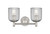 Downtown Urban Two Light Bath Vanity (434-2W-SN-G559-5SM)