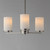 Lateral Three Light Chandelier (10287SWSN)
