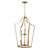 Maxim - 10426NAB - Six Light Pendant - Arden - Natural Aged Brass