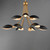 Maris Nine Light Chandelier (10829BKNAB)