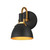 Maxim - 12341BKAB - One Light Wall Sconce - Dusk - Black / Antique Brass