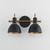 Dusk Two Light Wall Sconce (12342BKAB)