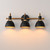 Dusk Three Light Wall Sconce (12343BKAB)