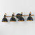 Dusk Four Light Wall Sconce (12344BKAB)