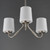 Durham Three Light Chandelier (12695WTSN)