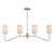 Maxim - 12697WTSN - Four Light Linear Chandelier - Durham - Satin Nickel