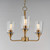 Hudson Three Light Chandelier (12873CLNAB)