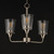 Hudson Three Light Chandelier (12873CLSN)
