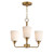 Maxim - 12873SWNAB - Three Light Chandelier - Hudson - Natural Aged Brass