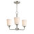 Maxim - 12873SWSN - Three Light Chandelier - Hudson - Satin Nickel