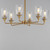 Hudson Six Light Chandelier (12876CLNAB)