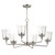 Maxim - 12876CLSN - Six Light Chandelier - Hudson - Satin Nickel