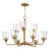 Maxim - 12879CLNAB - Nine Light Chandelier - Hudson - Natural Aged Brass