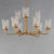 Hudson Nine Light Chandelier (12879CLNAB)