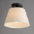 Hudson One Light Semi-Flush Mount/Pendant (12880SWBK)