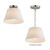 Hudson One Light Semi-Flush Mount/Pendant (12880SWSN)