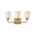 Maxim - 12883SWNAB - Three Light Bath Vanity - Hudson - Natural Aged Brass