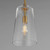 Hudson One Light Pendant (12886CLNAB)