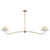 Maxim - 18102WTNAB - Two Light Pendant - Saxon - Natural Aged Brass