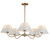 Maxim - 18105WTNAB - Five Light Chandelier - Saxon - Natural Aged Brass